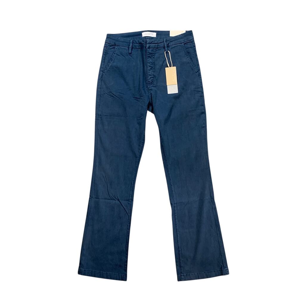 Alexander Jane Pants Womens 10 Dusty Blue Boot Cut Stretch High Rise Zip Fly